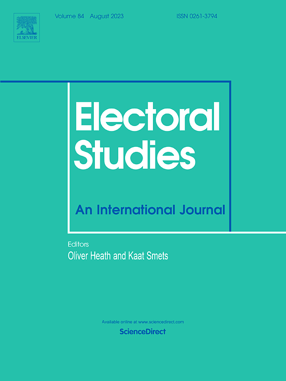 Go to journal home page - Electoral Studies
